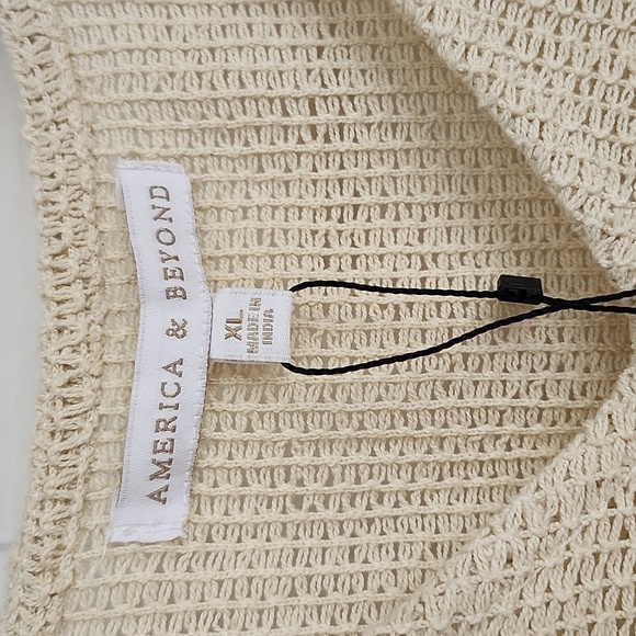 NWT America & Beyond dress / cover up 100% cotton - Picture 5 of 9